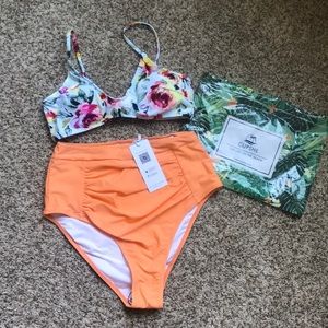 High waisted bikini